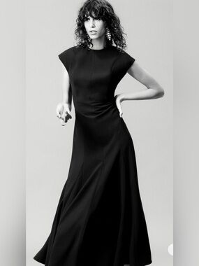 satin effect dress kaia x zara Zara + SATIN EFFECT DRESS KAIA x ZARA
